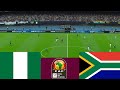 Nigeria vs South Africa. 2024 CAF Africa Cup Penalty shoot-out - Video game simulation PES 2021