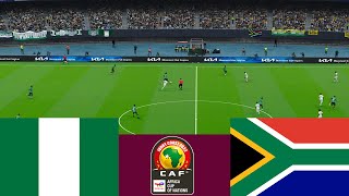 Nigeria vs South Africa. 2024 CAF Africa Cup Penalty shoot-out - Video game simulation PES 2021