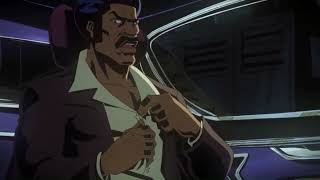 Black dynamite "fixing" Eartha K.I.T.T. | Black Dynamite 1x9