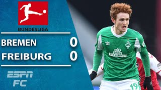 Josh Sargent subbed off after clash of heads vs. Freiburg | ESPN Bundesliga Highlights