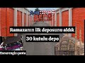 30 kutulu depo aldık