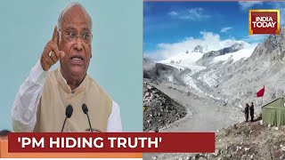 Congress President Mallikarjun Khadge Slams PM Modi And Demands Discussion On India-China Faceoff