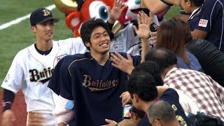 【プロ野球パ】見事な火消しサトタツ、代打で2安打の駿太がヒーロー 2014/06/12 Bs-DB