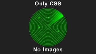 CSS Animated Radar Design | Pure CSS Animation Tutorial