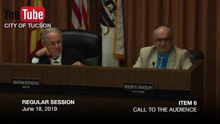 Mayor caught whispering profanities during call to audience