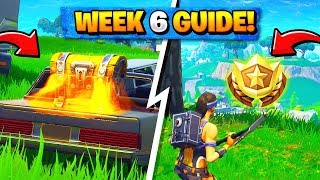 fortnite week 6 challenges secret battle star location omega carbine season - fortnite week 6 battle star location
