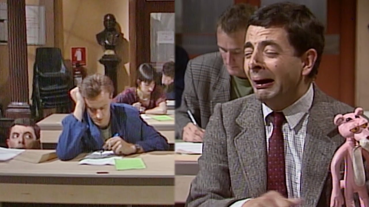Creative Ways To Cheat In A Maths Exam By Mr Bean Mr Bean Live Action