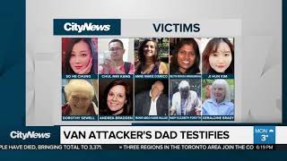 Toronto van attacker's father testifies at trial
