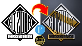 Six Letters Monogram Logo in Circle Shape || Clothing Line Logo || Pixellab Tutorial || Uragon Tips