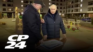 Russian President Putin visits occupied Mariupol