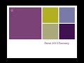 Excel 2013 - VBA - Basic Loops