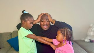 Sisters WON'T STOP FIGHTING, Dad Teaches Them A Lesson