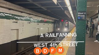 A Railfanning Session at West 4th Street-Washington Square (6 Av only/ 2023)