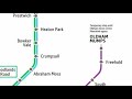 how the manchester metrolink map has changed over the years