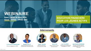 Webinaire EPF : Education financière pour les jeunes actifs - Ecobank Côte d'Ivoire