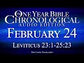 february 24 chronological bible audio edition