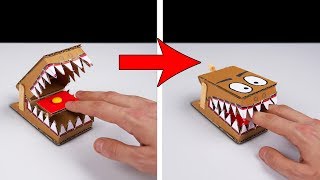 DIY How to Make a Rat Trap from Cardboard