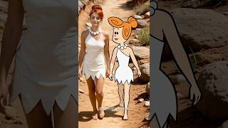 The Flintstones: Cartoon vs Real Life 🦴✨