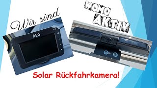 Neue Rückfahrkamera mit Solar und Funk  am Wohnmobil #camper #campervan #camping #womoaktiv