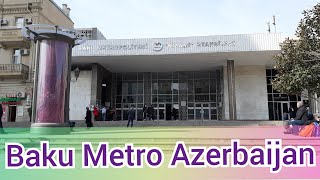 Baku Metro Azerbaijan 🇦🇿 How to catch Metro