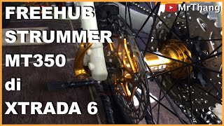 UNBOXING Freehub STRUMMER MT350 | Pemasangan Freehub Strummer MT350 di Xtrada 6 #SEPEDAVLOG