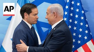 US Secretary of State Marco Rubio begins his first Middle East tour in Israel