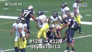 アメフト◆2015オービックシーガルズ秋vsオール三菱