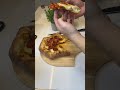 trying cheese stuffed crust pizza from joshua weissman