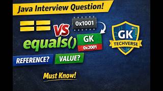 equals() vs == in Java | What Every Developer Gets Wrong (Interview Deep Dive)