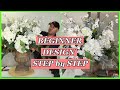 FLORAL DESIGN DIY FOR BEGINNERS  / Easy Floral Arranging Hacks / Ramon At Home