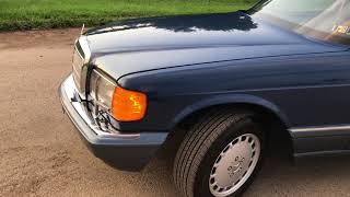 1990 Mercedes-Benz 560 SEL Walk Around/Short Drive