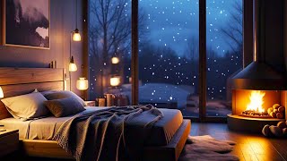 DREAM CATCHER FM LIVE  - Cozy Winter Night  with Fireplace Crackling