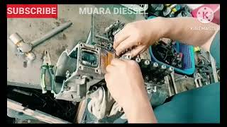 Tutorial cara bongkar injection pump Mitsubishi Fuso 6D16T2/Mitsubishi Fuso 220PS