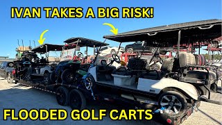 Ivan Bought Flooded Golf Carts \u0026 Mopeds Florida Copart Good Deals?