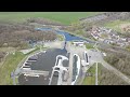 Falkirk wheel mavic air 2 in 4k