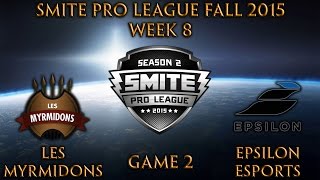 SPL Fall Week 8 - Myrmidons vs. Epsilon (Game 2)