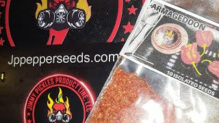 Armageddon pepper powder review for Jimmy Pickles LLC.