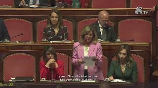 Gisella Naturale - Dichiarazione di voto aula Senato - 02/05/2023