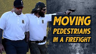 Moving A Pedestrian and Family Members In A Firefight | Sheepdog Response