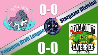 Pokémon Draft League | Sunnyside Suicunes VS Nevada County Caterpies | S7 W1 Stargazer Div