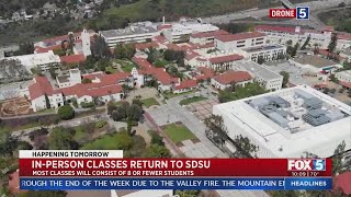 In-Person Classes Return To SDSU