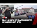 Antrean Mengular di SPBU Akibat Langkanya BBM di Musi Banyuasin | Kabar Pagi tvOne