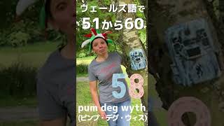 【イギリス・ウェールズ語】で５１から６０【ウェールズ】  #Shorts