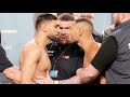 AMIR KHAN & KELL BROOK SEPARATED BY SECURITY AS TEMPERS FLARE! - FULL & UNCUT WEIGH-IN IN MANCHESTER