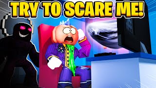 Roblox Live Try To Scare me Roblox Horror Games And Stories!