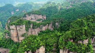 張家界.阿凡達核心景區(遊客棧道看不到風景)--空拍