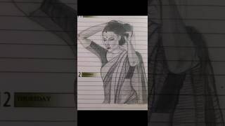 Pretty Woman drawing 🤱| Diary drawing #viral #realstic #art