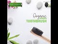 Organic Bamboo Toothbrush infused with activated Charcoal -UrbanMooch MenGrooming Oral Care Products