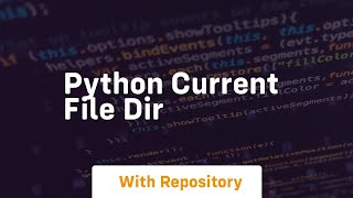 python current file dir