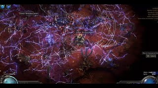 Path of Exile 2 Temporalis Widowhail Spark Archmage Stormweaver - 350% Projectile speed 30% Deli map